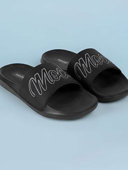 Mochi - Black Round Toe Sliders
