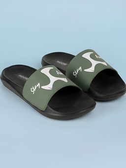 Mochi - Green Round Toe Sliders