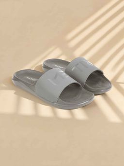 Metro - Grey Round Toe Sliders