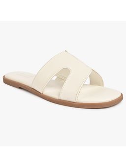 Call It Spring - White Round Toe Flats