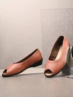 EGOSS - Peach Round Toe Sandals