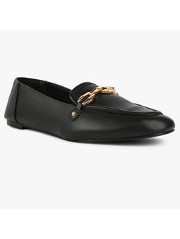 Call It Spring - Black Round Toe Loafers