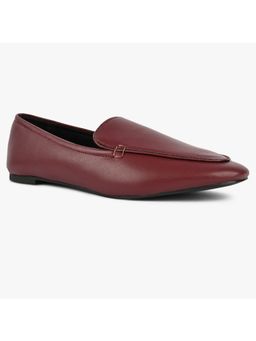 Call It Spring - Wine Round Toe Loafers