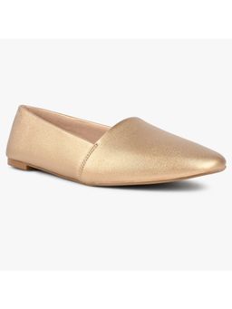 Call It Spring - Gold Round Toe Loafers
