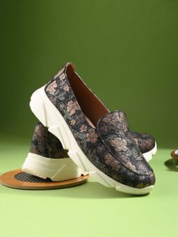 EGOSS - Black Round Toe Loafers