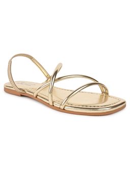 Call It Spring - Gold Square Toe Flats