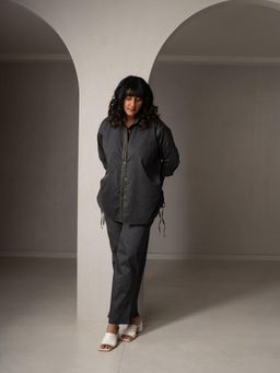 WHY SO BLUE - Wisp Black Co-Ord (Set of 2)