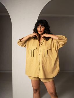 WHY SO BLUE - Dune Beige Co-Ord (Set of 2)