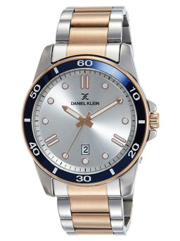 Daniel Klein - Silver Round Analog Watch For Men - DK11752 - 6