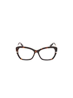 Guess - Women Acetate Full Rim Hexagonal Brown Eyeglass Frame (54)