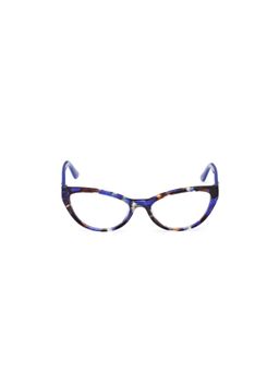 Guess - Women Acetate Full Rim Cat Eye Blue Eyeglass Frame (54)