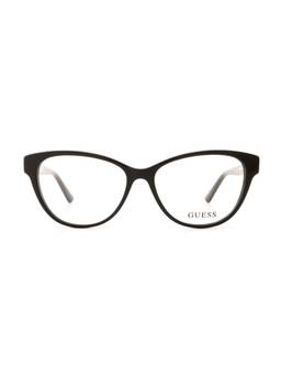 Guess - Women Acetate Full Rim Cat Eye Black Eyeglass Frame (52)