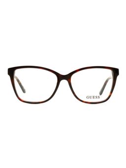 Guess - Women Acetate Full Rim Butterfly Brown Eyeglass Frame (53)