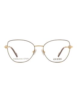 Guess - Women Steel Full Rim Cat Eye Brown Eyeglass Frame (52)