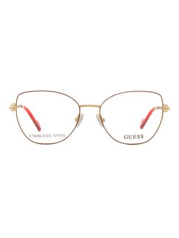 Guess - Women Steel Full Rim Cat Eye Gold Eyeglass Frame (52)