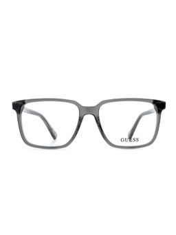 Guess - Men Acetate Full Rim Square Grey Eyeglass Frame (53)