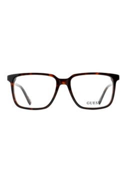 Guess - Men Acetate Full Rim Square Brown Eyeglass Frame (53)