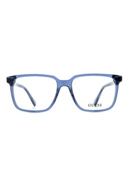 Guess - Men Acetate Full Rim Square Blue Eyeglass Frame (53)