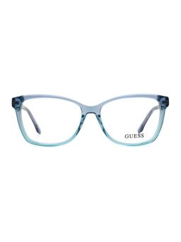 Guess - Women Acetate Full Rim Square Blue Eyeglass Frame (52)