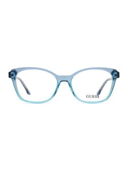 Guess - Women Acetate Full Rim Cat Eye Blue Eyeglass Frame (53)