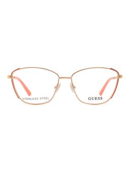 Guess - Women Steel Full Rim Butterfly Rose Gold Eyeglass Frame (53)