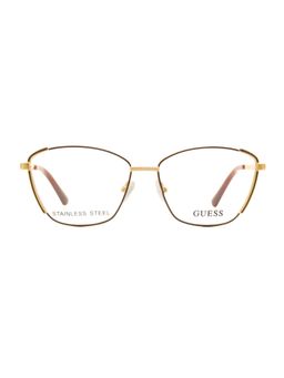 Guess - Women Steel Full Rim Butterfly Brown Eyeglass Frame (53)