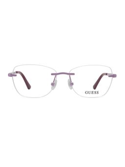 Guess - Women Metal Rimless Cat Eye Purple Eyeglass Frame (52)