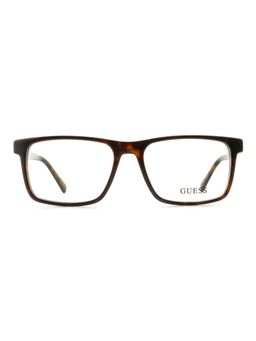 Guess - Men Acetate Full Rim Square Brown Eyeglass Frame (53)