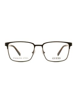 Guess - Men Steel Full Rim Square Black Eyeglass Frame (52)
