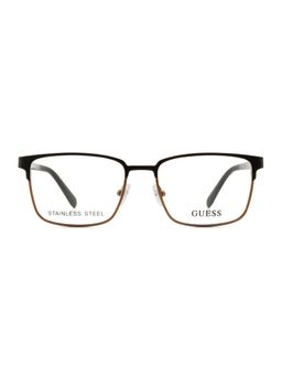 Guess - Men Steel Full Rim Square Black Eyeglass Frame (52)