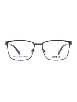 Guess - Men Steel Full Rim Square Grey Eyeglass Frame (52)