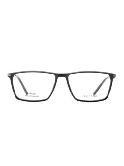 Guess - Men PC Full Rim Rectangle Black Eyeglass Frame (55)