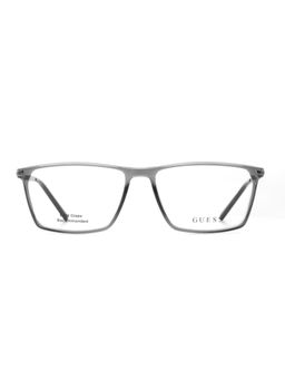 Guess - Men PC Full Rim Rectangle Grey Eyeglass Frame (55)