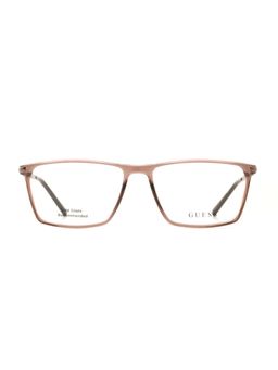 Guess - Men PC Full Rim Rectangle Brown Eyeglass Frame (55)