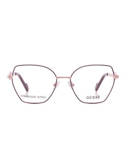 Guess - Women Metal Full Rim Butterfly Pink Eyeglass Frame (52)