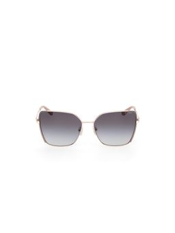 Guess - Women Full UV Protected Metal Full Rim Butterfly Grey Lens Sunglasses (59)