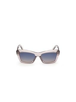 Guess - Women Full UV Protected PC Full Rim Rectangle Blue Lens Sunglasses (52)