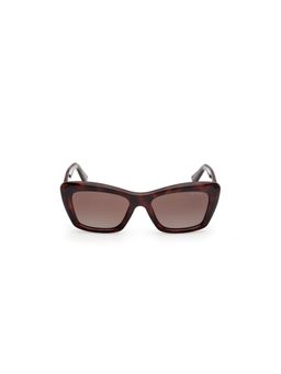 Guess - Women Full UV Protected PC Full Rim Rectangle Brown Lens Sunglasses (52)