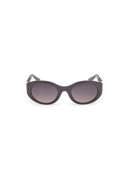 Guess - Women Full UV Protected PC Full Rim Oval Grey Lens Sunglasses (53)