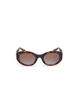 Guess - Women Full UV Protected PC Full Rim Oval Brown Lens Sunglasses (53)