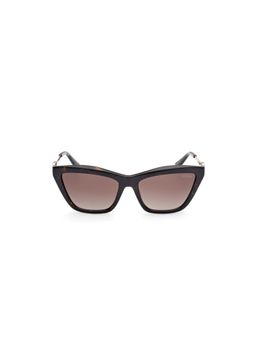 Guess - Women Full UV Protected PC Full Rim Cat Eye Brown Lens Sunglasses (56)