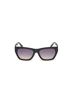 Guess - Women Full UV Protected PC Full Rim Hexagonal Grey Lens Sunglasses (56)