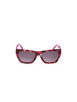Guess - Women Full UV Protected PC Full Rim Hexagonal Purple Lens Sunglasses (56)