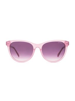 Guess - Women Full UV Protected Acetate Full Rim Cat Eye Purple Lens Sunglasses (54)