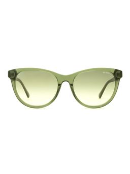 Guess - Women Full UV Protected Acetate Full Rim Cat Eye Green Lens Sunglasses (54)