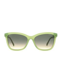 Guess - Women Full UV Protected Acetate Full Rim Butterfly Green Lens Sunglasses (53)