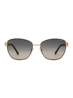 Guess - Women Full UV Protected Metal Full Rim Butterfly Grey Lens Sunglasses (54)