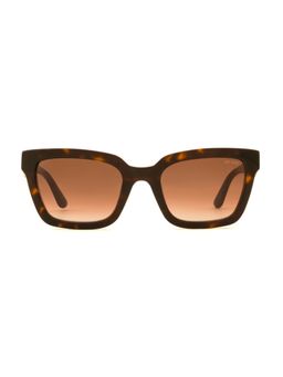 Guess - Women Full UV Protected Acetate Full Rim Square Brown Lens Sunglasses (51)