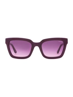 Guess - Women Full UV Protected Acetate Full Rim Square Purple Lens Sunglasses (51)