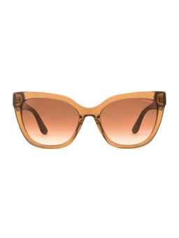 Guess - Women Full UV Protected Acetate Full Rim Butterfly Brown Lens Sunglasses (53)